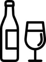 Bottle drink icon symbol image. Illustration of the drink water bottle glass design image vector