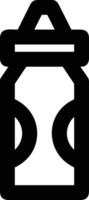 Bottle drink icon symbol image. Illustration of the drink water bottle glass design image vector