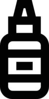 Bottle drink icon symbol image. Illustration of the drink water bottle glass design image vector