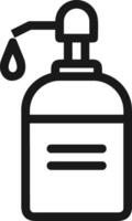 Bottle drink icon symbol image. Illustration of the drink water bottle glass design image vector