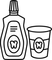 Bottle drink icon symbol image. Illustration of the drink water bottle glass design image vector