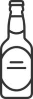 Bottle drink icon symbol image. Illustration of the drink water bottle glass design image vector