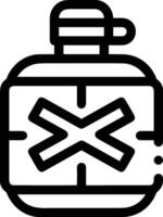 Bottle drink icon symbol image. Illustration of the drink water bottle glass design image vector