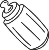 Bottle drink icon symbol image. Illustration of the drink water bottle glass design image vector