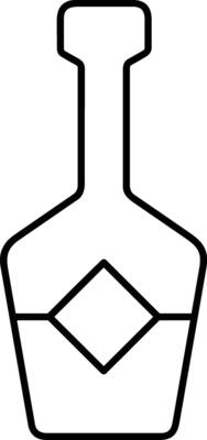 Bottle drink icon symbol image. Illustration of the drink water bottle glass design image