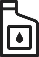 Bottle drink icon symbol image. Illustration of the drink water bottle glass design image vector