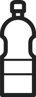 Bottle drink icon symbol image. Illustration of the drink water bottle glass design image vector