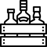 Bottle drink icon symbol image. Illustration of the drink water bottle glass design image vector