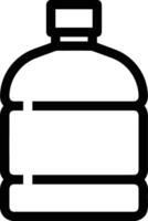 Bottle drink icon symbol image. Illustration of the drink water bottle glass design image vector