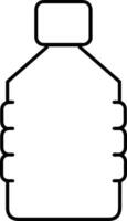 Bottle drink icon symbol image. Illustration of the drink water bottle glass design image vector
