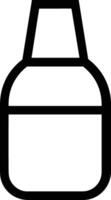 Bottle drink icon symbol image. Illustration of the drink water bottle glass design image vector