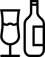 Bottle drink icon symbol image. Illustration of the drink water bottle glass design image vector