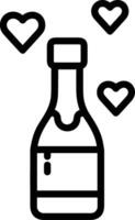 Bottle drink icon symbol image. Illustration of the drink water bottle glass design image vector