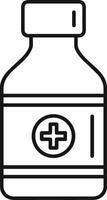 Bottle drink icon symbol image. Illustration of the drink water bottle glass design image vector