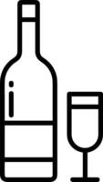 Bottle drink icon symbol image. Illustration of the drink water bottle glass design image vector