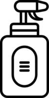 Bottle drink icon symbol image. Illustration of the drink water bottle glass design image vector