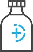 Bottle drink icon symbol image. Illustration of the drink water bottle glass design image vector