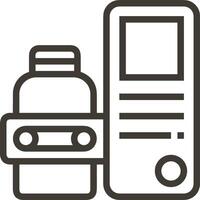 Bottle drink icon symbol image. Illustration of the drink water bottle glass design image vector