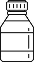 Bottle drink icon symbol image. Illustration of the drink water bottle glass design image vector