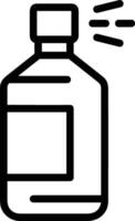 Bottle drink icon symbol image. Illustration of the drink water bottle glass design image vector