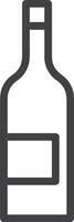 Bottle drink icon symbol image. Illustration of the drink water bottle glass design image vector
