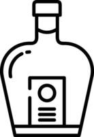 Bottle drink icon symbol image. Illustration of the drink water bottle glass design image vector