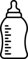 Bottle drink icon symbol image. Illustration of the drink water bottle glass design image vector