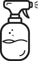 Bottle drink icon symbol image. Illustration of the drink water bottle glass design image vector