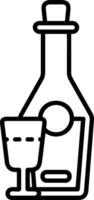 Bottle drink icon symbol image. Illustration of the drink water bottle glass design image vector