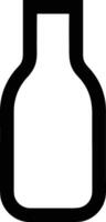 Bottle drink icon symbol image. Illustration of the drink water bottle glass design image vector