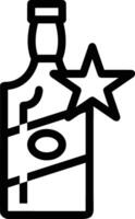 Bottle drink icon symbol image. Illustration of the drink water bottle glass design image vector