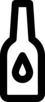 Bottle drink icon symbol image. Illustration of the drink water bottle glass design image vector