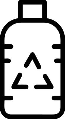 Bottle drink icon symbol image. Illustration of the drink water bottle glass design image