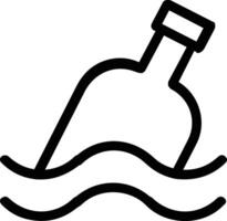 Bottle drink icon symbol image. Illustration of the drink water bottle glass design image vector