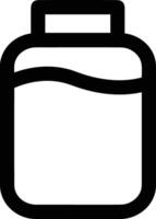 Bottle drink icon symbol image. Illustration of the drink water bottle glass design image vector