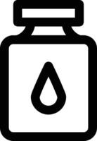 Bottle drink icon symbol image. Illustration of the drink water bottle glass design image vector