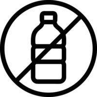 Bottle drink icon symbol image. Illustration of the drink water bottle glass design image vector