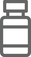 Bottle drink icon symbol image. Illustration of the drink water bottle glass design image vector