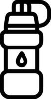 Bottle drink icon symbol image. Illustration of the drink water bottle glass design image vector