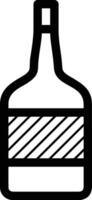 Bottle drink icon symbol image. Illustration of the drink water bottle glass design image vector