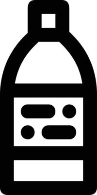 Bottle drink icon symbol image. Illustration of the drink water bottle glass design image