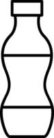 Bottle drink icon symbol image. Illustration of the drink water bottle glass design image vector