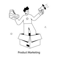 Trendy Product Marketing vector