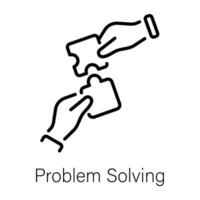 Trendy Problem Solving vector