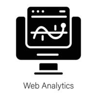 Trendy Web Analytics vector