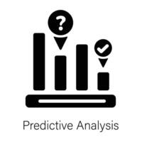 Trendy Predictive Analysis vector
