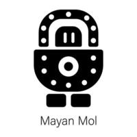 de moda maya mol vector