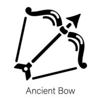 Trendy Ancient Bow vector