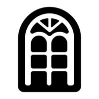 Trendy Chapel Window vector