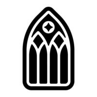Trendy Cathedral Glass vector